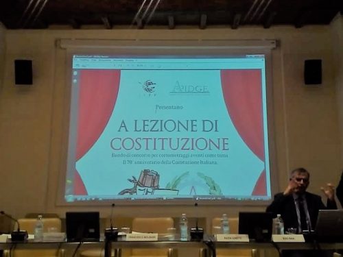 A LEZIONE DI COSTITUZIONE – Concorso Nazionale per i 70 anni della Costituzione Italiana